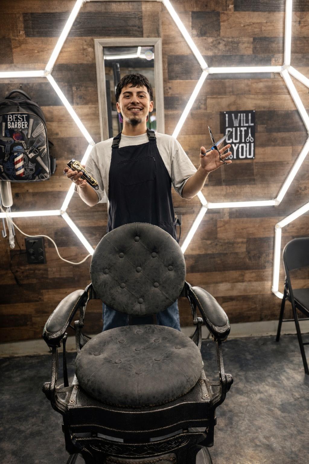 Alexitocutz at Emmanuel's Barbershop